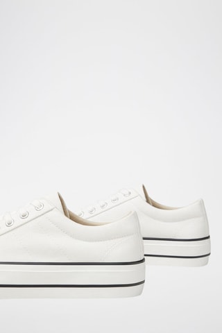 Tennis plateformes Blanc