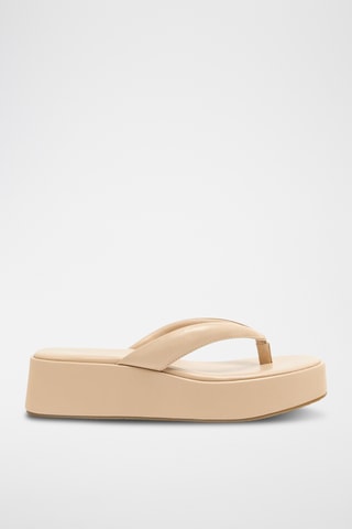 Sandales plateformes - Beige