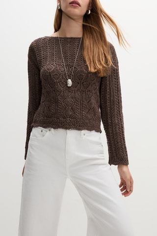 Maglia - Marrone scuro