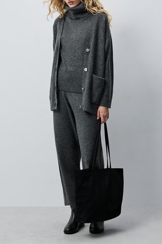 Pull sans manches - Gris chiné