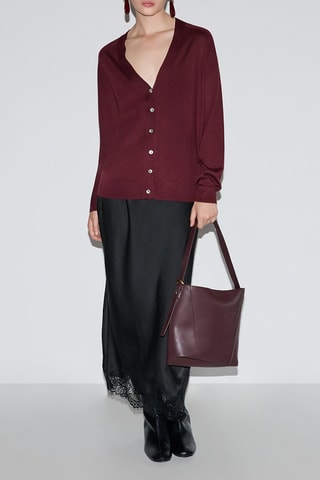 Cardigan - Bordeaux