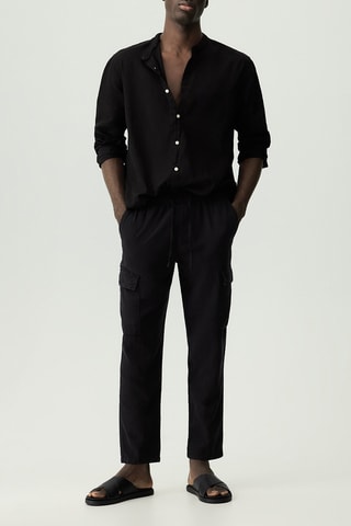 Pantalon cargo - Noir