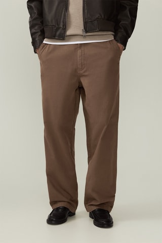 Chino baggy - Marron