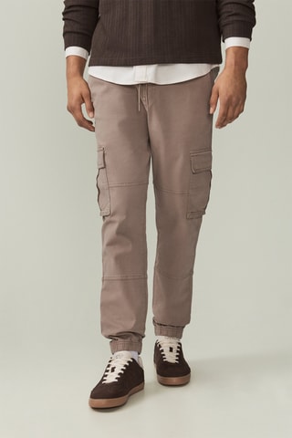 Pantalon cargo - Taupe