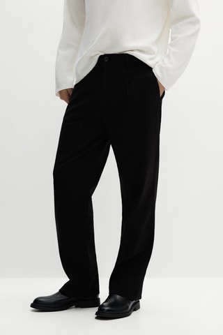 Pantalon relaxed - Noir