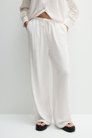 Pantalon wide legs - Blanc