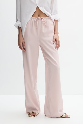 Pantalon straight - Rose clair