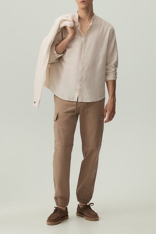 Pantalon cargo - Taupe
