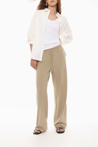 Pantalon straight - Marron