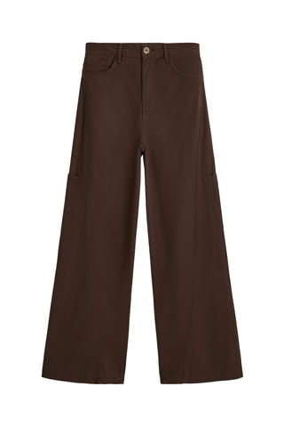 Pantalon cargo - Marron