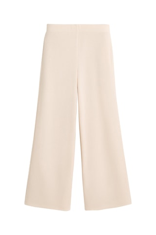 Pantalon wide legs taille haute - Ecru