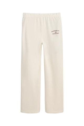Pantalon taille haute - Ecru