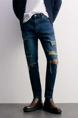 Jean skinny - Bleu