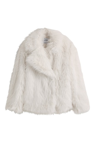 Veste en fourrure synthétique - Blanc