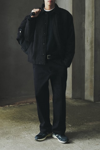 Veste en jean - Noir