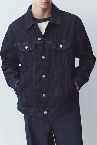 Veste en jean - Bleu marine