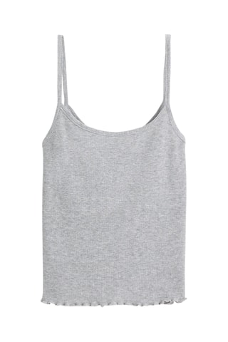 Caraco de pyjama - Gris clair chiné