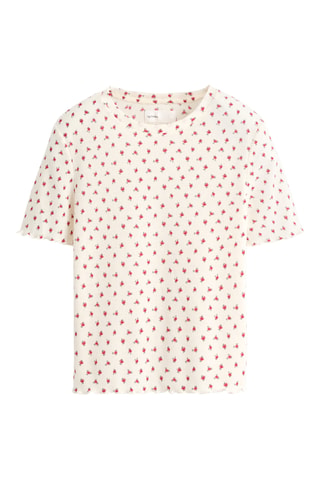 T-shirt de pyjama - Ecru