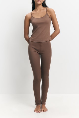 Top de pyjama - Marron