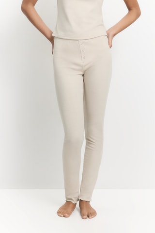 Legging de pyjama - Ecru