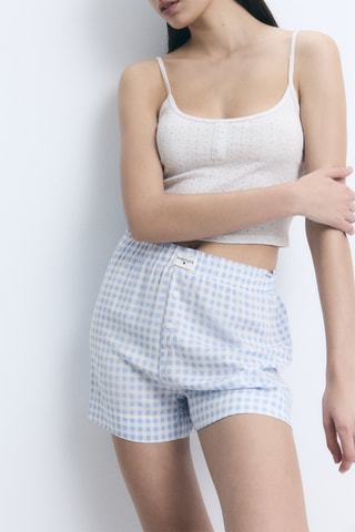 Crop top - Gris clair