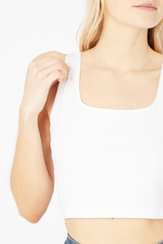 Crop top Blanc