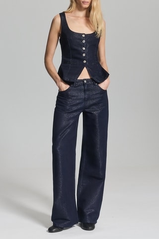 Top - Bleu marine