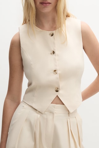 Gilet de costume - Beige