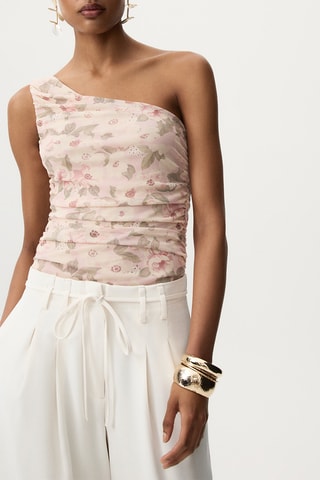 Body asymétrique - Rose