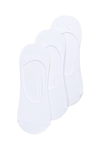 5 paires de protège-pieds - Blanc