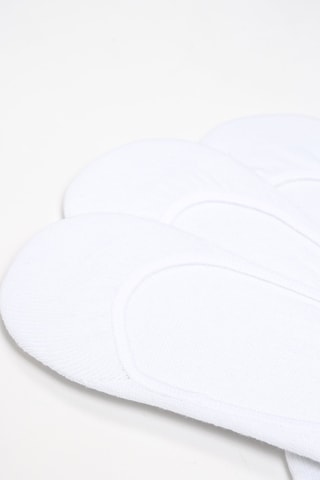 5 paires de protège-pieds - Blanc