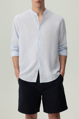 Chemise en lin - Ciel
