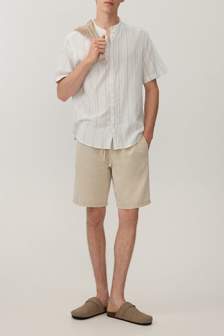 Chemise en lin - Blanc