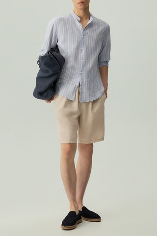 Chemise en lin - Ciel