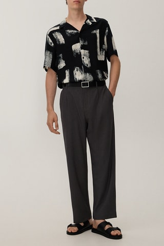 Chemise - Noir et écru