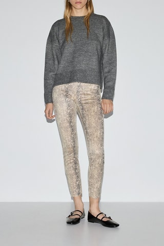 Legging - Beige et noir