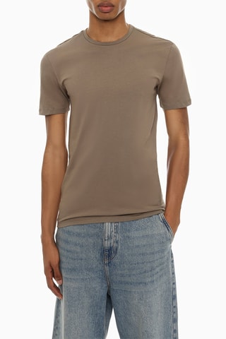 T-shirt slim - Kaki