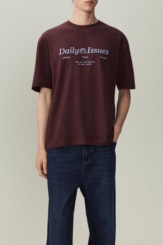 T-shirt - Marron