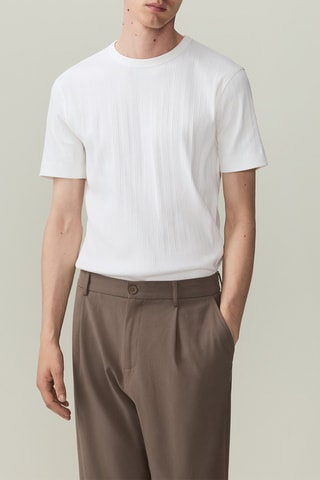 T-shirt slim - Blanc