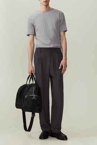 T-shirt slim - Gris