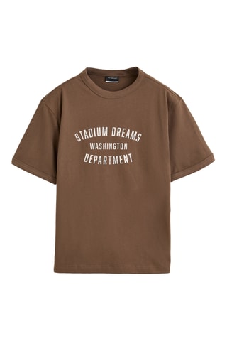 T-shirt slim - Marron
