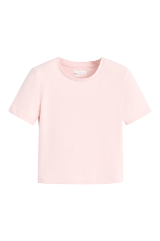 T-shirt cropped - Rosa