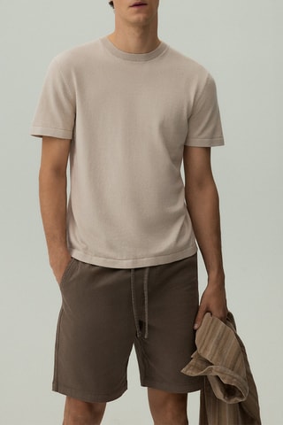 T-shirt - Beige clair