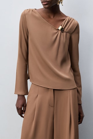 Blouse - Marron clair