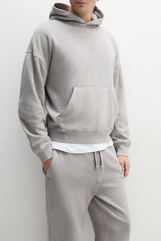 Sweat à capuche - Gris clair