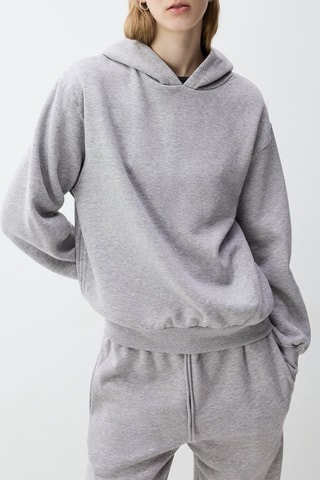 Sweat à capuche - Gris chiné
