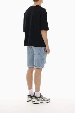 Short en jean - Ciel