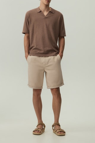 Bermuda slim - Beige