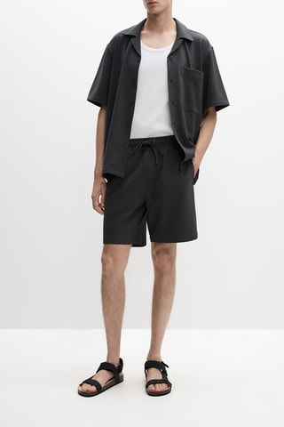 Chemise et bermuda - Noir