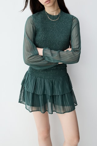 Top et jupe - Vert foncé